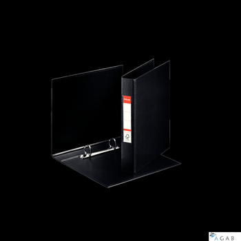 Segregator Esselte A5 z 2 kółkami, grzbiet 40 mm, czarny, , 47687