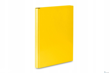 Teczka skrzydłowa 2cm z rzepem żólta VAUPE, 323/08