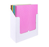 Teczka z gumką DONAU, karton, A4, 400gsm, 3-skrz., mix kolorów w kratę