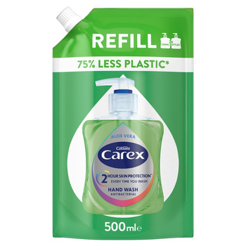 Mydło w płynie antybakteryjne CAREX, Aloes, zapas, 500ml