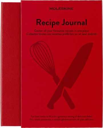 Notes MOLESKINE Passion Journal Recipe, 400 stron, czerwony