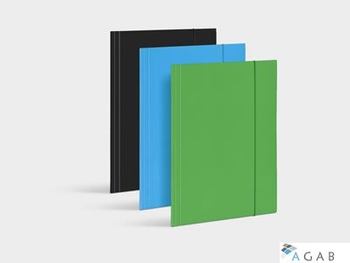 Teczka z gumką Economy (ECO) niebieska VAUPE, 319/03