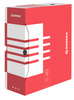 Pudło archiwizacyjne DONAU, karton, A4/120mm, czerwone