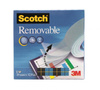 Taśma biurowa, do repozycjonowania SCOTCH® Removable (811), matowa, 19mm, 32, 9m