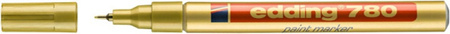 Marker olejowy e-780 EDDING, 0,8mm, złoty