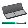 Pióro wieczne Platinum Plaisir Teal Green, M, zielone matowe