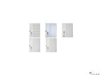 Przekładki kartonowe, 5-częściowe, 1 - 5, kol or biały P3100308 DURABLE (X)