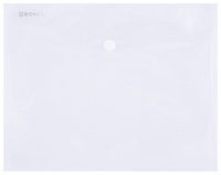 Teczka kopertowa DONAU zatrzask, PP, C5, 180mikr., transparentna