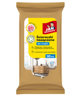 Ściereczki nasączane JAN NIEZBĘDNY, do mebli, 30 szt.