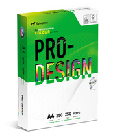 Papier ksero PRO-DESIGN FSC, satynowany, klasa A++, A4, 168CIE, 250gsm, 250 ark.