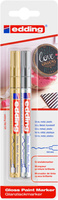 Marker olejowy połyskujący e-780 EDDING, 0,8mm, 2 szt., blister, mix kolorów