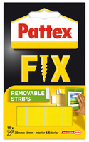 Paski montażowe usuwalne PATTEX FIX, 10*40mm x 20mm