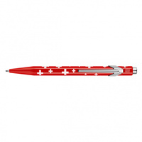 Długopis CARAN D'ACHE 849 Swiss Flag, M, czerwony