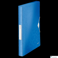 Teczka z gumką LEITZ WOW 30mm 250k A4 niebieska 46290036