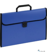 Aktówka harmonijkowa 9112A niebieska EAGLE 120-1221