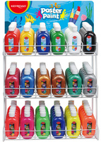 Metalowy display na farby plakatowe KEYROAD, pusty, 300ml