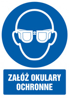 Znak TDC, Załóż okulary ochronne