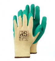 Rękawice dziane RS Safe Ex, bawełniane, rozm. 11, żółto-zielone