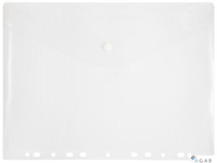 Teczka kopertowa A4 z europerforacją bezbarwna Penmate TT8055