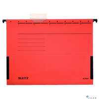 Teczki zawieszane z boczkami ALPHA, czerwony, Leitz 19860125