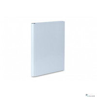 Teczka skrzydłowa z rzepem pastelowa błękit VAUPE, 311/12