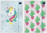 Teczka z gumką A4+ SHINE METALLIC  INTERDRUK