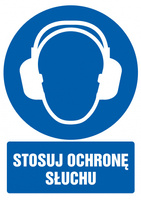 Znak TDC, Stosuj ochronę słuchu