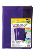 Okładka na zeszyt GIMBOO, krystaliczna, A4, 150mikr., fioletowa