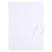 Teczka wiązana OFFICE PRODUCTS Premium, karton, A4, 350gsm, 3-skrz., biała
