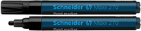 Marker olejowy SCHNEIDER Maxx 270, okrągły, 1-3mm, czarny