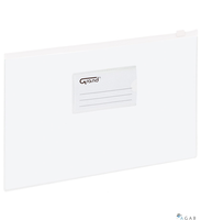 Koperta foliowa A4 na suwak EC009B biała 120-1055 GRAND (X)