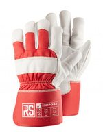 Rękawice ocieplane RS Stier Polar, typu doker, rozm. 9, czerwono-białe