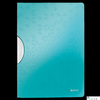 Skoroszyt z klipem LEITZ WOW turkusowy 41850051