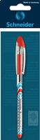 Długopis SCHNEIDER Slider Basic, M, zawieszka, czerwony