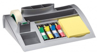 Organizer SCOTCH® (C50), srebrny, taśma, zakładki, bloczek GRATIS