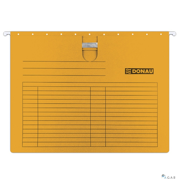 Teczak zaw.A4 z wąsem pomarań. 7430001PL-12 DONAU (X)