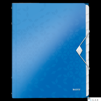 Teczka 12 przeródek A4 200k niebieska LEITZ WOW 46340036