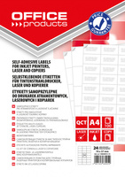 Etykiety OFFICE PRODUCTS, 70x37mm, białe, 100 ark.