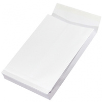 Koperty RBD z taśmą silikonową OFFICE PRODUCTS, HK, B4, 250x353x38mm, 150gsm, 250szt., białe