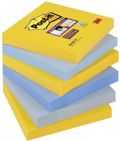 Karteczki samoprzylepne POST-IT® Super Sticky (654-6SS-NY), 76x76mm, 6x90 kart., new york