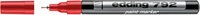 Marker olejowy e-792 EDDING, 0,8mm, czerwony