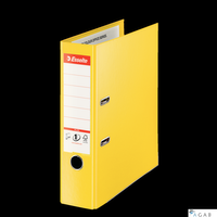 Segregator A4/80mm żółty ESSELTE No.1 POWER PLUS 624076