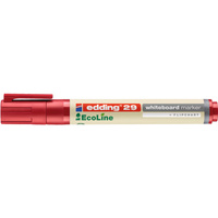 Marker do tablic e-29 EDDING EcoLine, 1-5 mm, czerwony