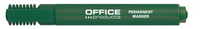 Marker permanentny OFFICE PRODUCTS, ścięty, 1-5mm (linia), zielony