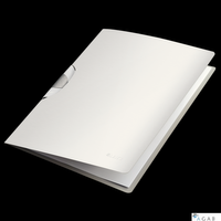 Skoroszyt z klipsem Leitz Style ColorClip Professional, biały 41650004