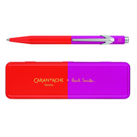 Długopis CARAN D'ACHE 849 Paul Smith Edycja 4, M, w pudełku, WarmRed / MelrosePink