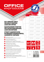 Etykiety OFFICE PRODUCTS, 210x297mm, białe, 100 ark.