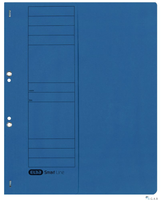 Skoroszyt kartonowy ELBA 1/2 A4, oczkowy, niebieski, 100551876