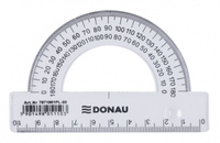 Kątomierz DONAU, 10cm, 180°, transparentny