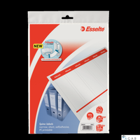 Etykiety do segregatorów 36x192mm(10x6) białe samop. ESSELTE 20823